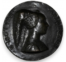 Pièce en bronze marquée "D'ISOTTAE