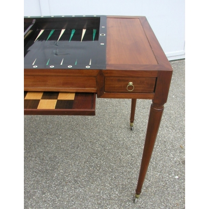 Mesa de backgammon «Directoire». En  Moinat SA  - Antigüedades y decoración