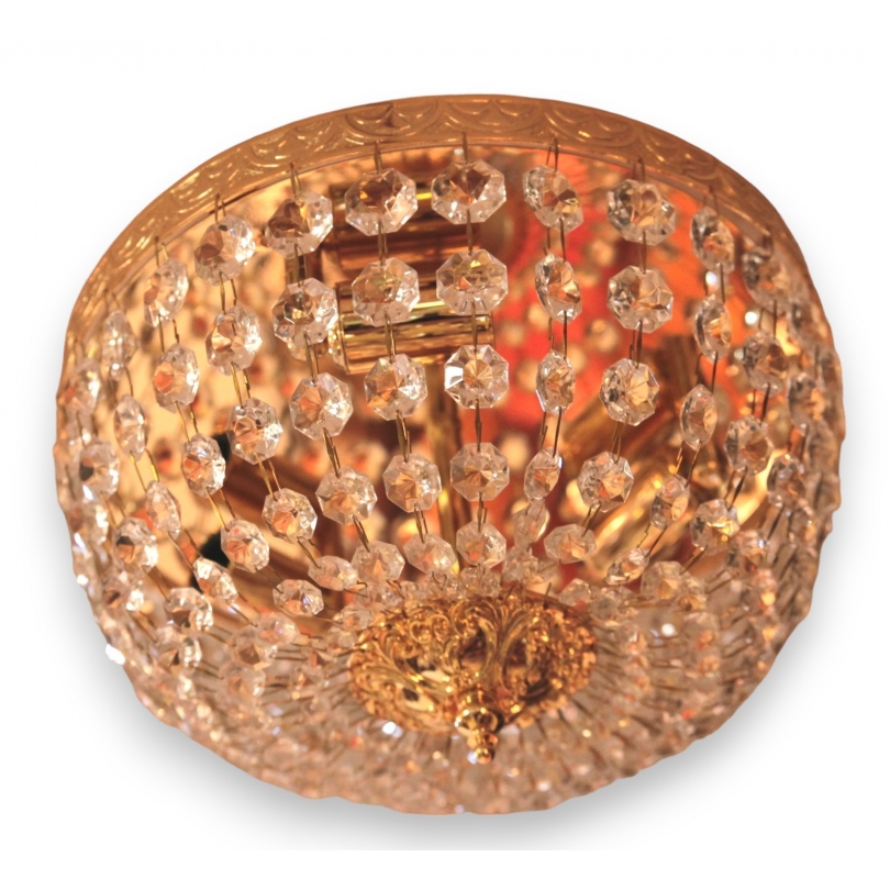 Bronze and crystal ceiling light from  Moinat SA  - Antiques and home décor