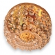 Plafonnier en bronze et cristal