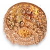 Plafonnier en bronze et cristal