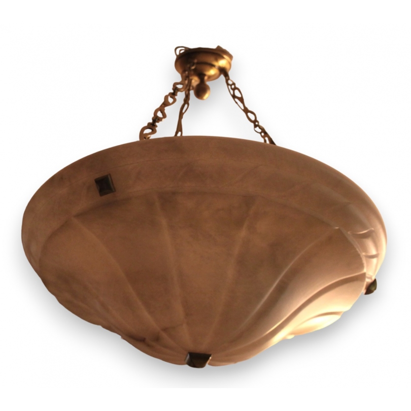 3-light bronze ceiling light from Moinat SA – Antiques and home décor