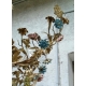 Chandelier, decorated with por