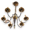 Directoire-style chandelier in gunmetal on  Moinat SA  - Antiques and interior design
