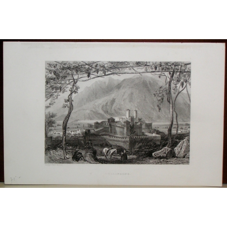"Bellinzona" engraving by Moinat SA – Antiques and decorative items – Engravings, lithographs