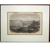 Gravure "Monte Generoso, on the borders