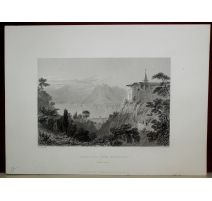 Gravure "Magadino, Lago Maggiore" de