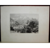 Gravure "Tessin" de BERTLETT