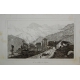 Gravure "Vue du village du Simplon"