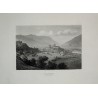 Engraving ‘Bellinzona’ by KRUSI, on Moinat SA – Antiques and decorative items – Engravings, lithographs