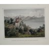 Coloured engraving "Kloster Madonna del" by Moinat SA – Antiques and home décor – Engravings, lithographs