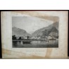 Engraving "Locarno on Lake Maggiore" by Moinat SA – Antiques and decorative items – Engravings, lithographs