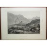 Radierung „Bellinzona“ von KÖHLER  bei Moinat SA  – Antiquitäten und Dekorationsgegenstände –  Radierungen, Lithografien