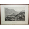 Gravure "Bellinzona" de KÖHLER
