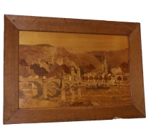 Tableau en marqueterie "Heidelberg"