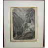 Engraving: ‘The Trou Perdu, on the Via’ by Moinat SA – Antiques and home décor – Engravings, lithographs