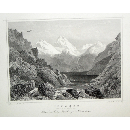 Radierung „Tomasee“ von ROHBOCK bei Moinat SA – Antiquitäten und Dekoration – Radierungen, Lithografien