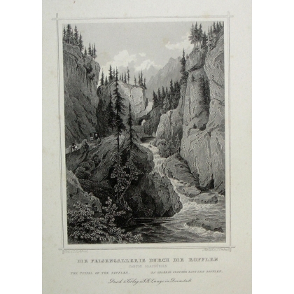 Gravure \"Die Felsengallerie\"