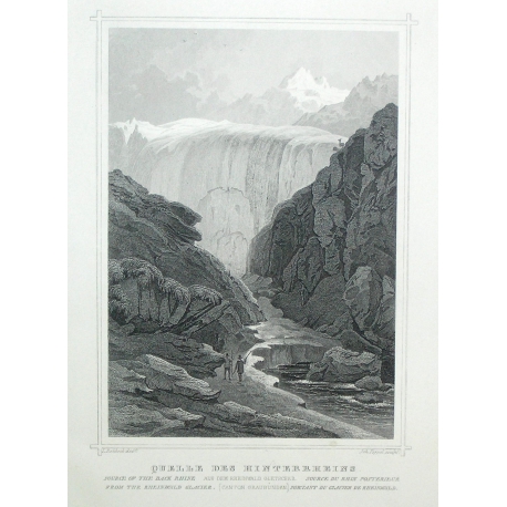 Gravure \"Source du Rhin posterieur\"