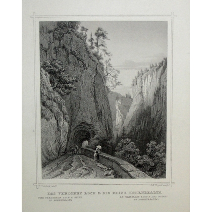 Radierung „Le Verlorene Loch und Les“ von Moinat SA – Antiquitäten und Dekoration – Radierungen, Lithografien