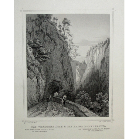 Radierung „Le Verlorene Loch und Les“ von Moinat SA – Antiquitäten und Dekoration – Radierungen, Lithografien