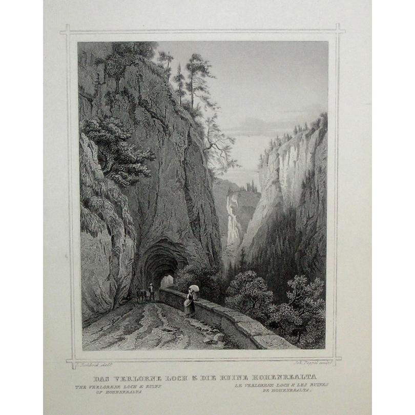 Gravure Le Verlorene Loch et Les