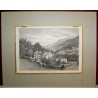 Engraving "Serneus, in the Prättigau" by Moinat SA – Antiques and decorative items – Engravings, lithographs