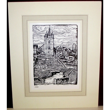 "Orbe" engraving at Moinat SA – Antiques and decorative items – Engravings, lithographs