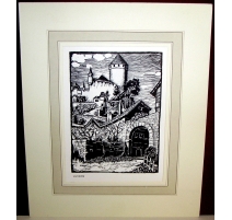 Gravure "Lucens" par Richard BERGER