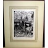 "Lucens" engraving by Moinat SA – Antiques and decorative items – Engravings, lithographs