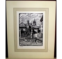 Gravure "Lucens"par Richard BERGER