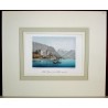 Engraving ‘Byron Hotel near Chillon’ by Moinat SA – Antiques and decorative items – Engravings, lithographs
