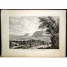 Gravure \"Vue de Motier-Travers\"