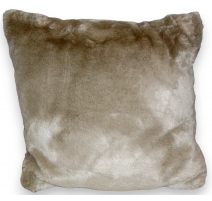 Coussin en fourrure synthetique