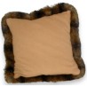 Flannel cushion with sable trim at  Moinat SA  - Antiques and home décor