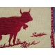 Coussin "silhouette de vache" coloris