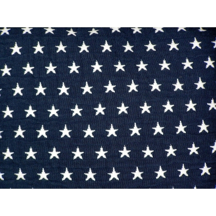 "Stars" cushion with a navy blue background at  Moinat SA  - Antiques and home décor