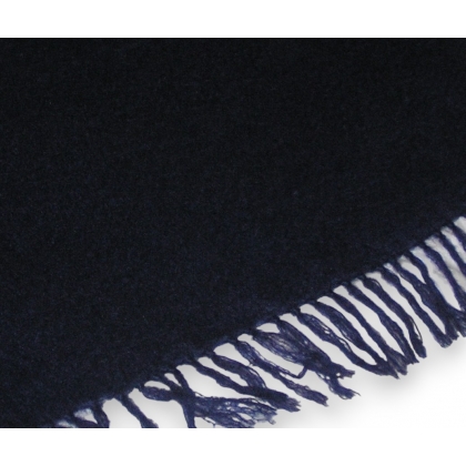 Plaid \"City\", laine mohair bleue