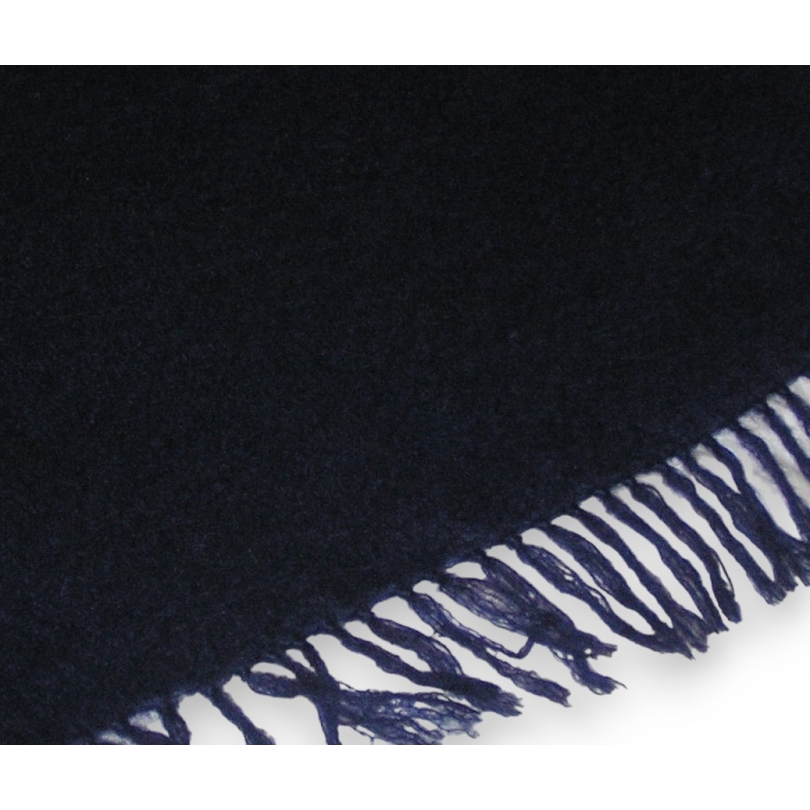 "City" throw, blue mohair wool, by Moinat SA – Antiques and home décor