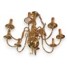 Dutch brass chandelier, 8 lights, from Moinat SA – Antiques and home décor