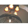1900s wrought-iron chandelier with tulip-shaped shades  Moinat SA  - Antiques and home décor