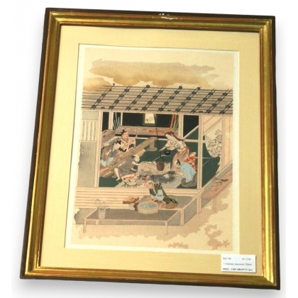 Ukiyo-e Estampe Japonaise de métier  sur Moinat SA  - Antiquités décoration -  Gouaches, Aquarelles, Pastels