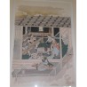 Ukiyo-e Estampe Japonaise de métier  sur Moinat SA  - Antiquités décoration -  Gouaches, Aquarelles, Pastels