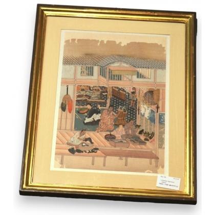 Ukiyo-e Estampe Japonaise de métier  sur Moinat SA  - Antiquités décoration -  Gouaches, Aquarelles, Pastels