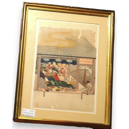 Ukiyo-e Estampe Japonaise de métier  sur Moinat SA  - Antiquités décoration -  Gouaches, Aquarelles, Pastels