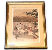 Ukiyo-e Estampe Japonaise de métier