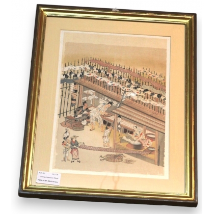 Ukiyo-e Estampe Japonaise de métier  sur Moinat SA  - Antiquités décoration -  Gouaches, Aquarelles, Pastels