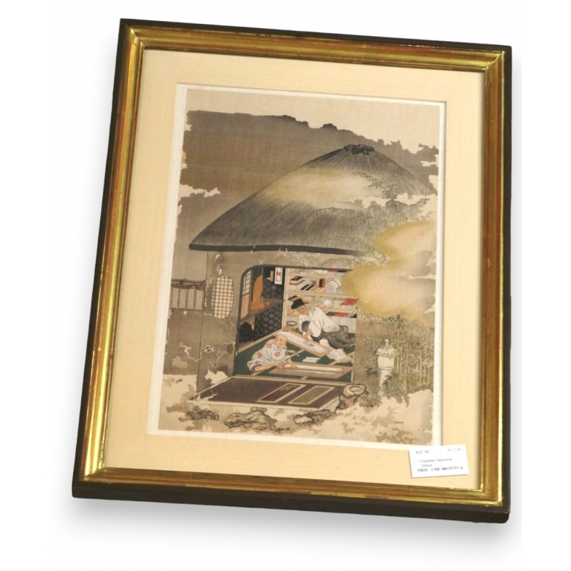 Ukiyo-e Estampe Japonaise de métier  sur Moinat SA  - Antiquités décoration -  Gouaches, Aquarelles, Pastels