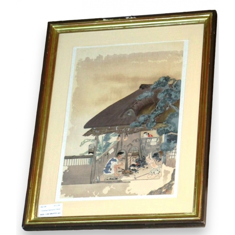 Ukiyo-e Estampe Japonaise de métier  sur Moinat SA  - Antiquités décoration -  Gouaches, Aquarelles, Pastels