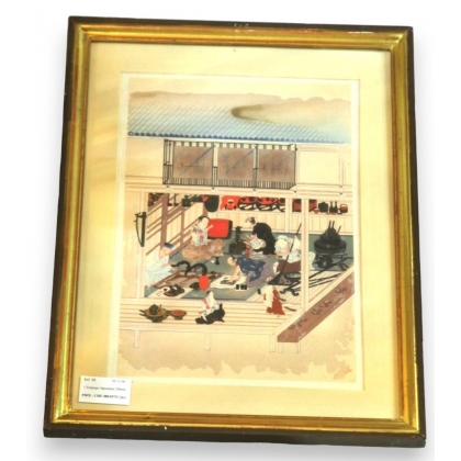 Ukiyo-e Estampe Japonaise de métier  sur Moinat SA  - Antiquités décoration -  Gouaches, Aquarelles, Pastels